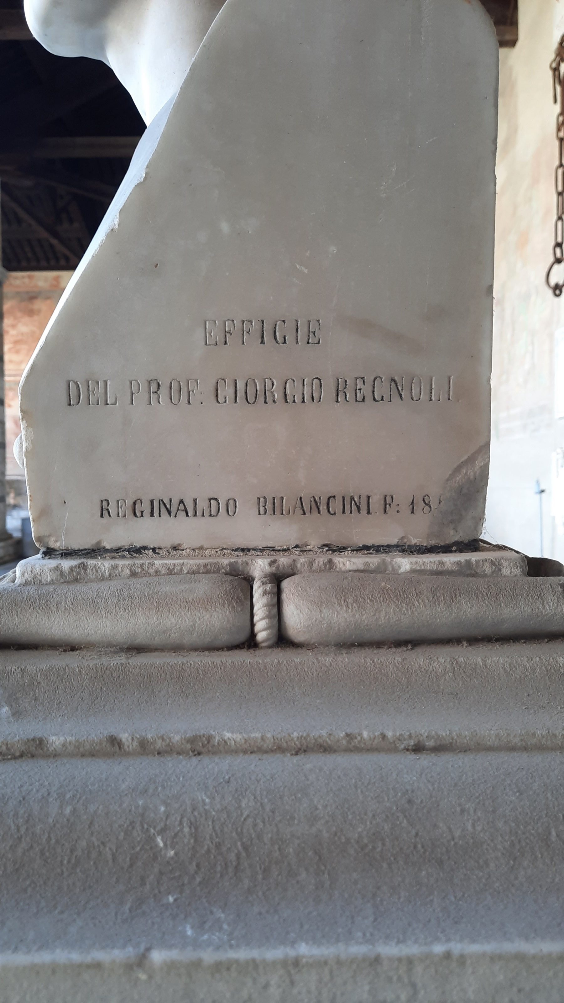 Giorgio Regnoli's bust, Campo Santo, Pisa - 04.jpg
